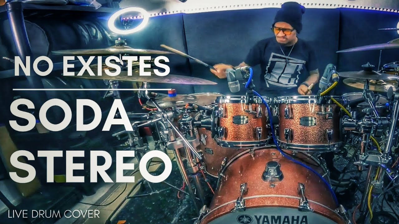 SODA STEREO/ NO EXISTES (en vivo) / DRUM COVER/ #jeangonzalezdrummer