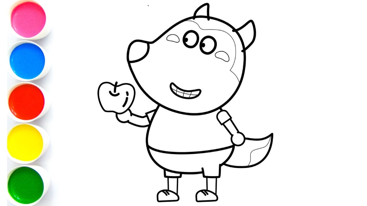 Wolfoo easy drawing in step by step #drawing #drawing4kids #easydrawing #howtodraw  #coloringeasy