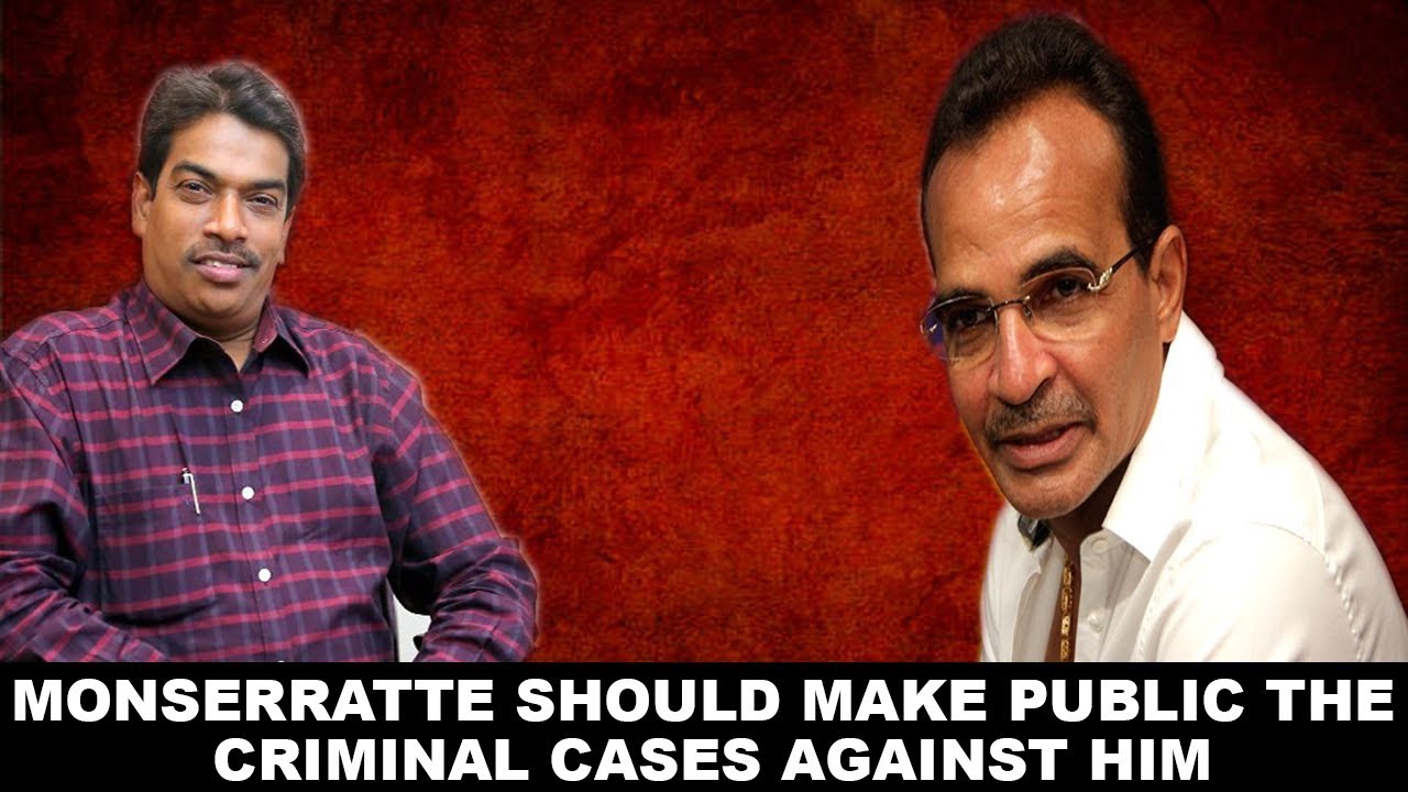 Monserratte should make public the criminal cases against him: BJP