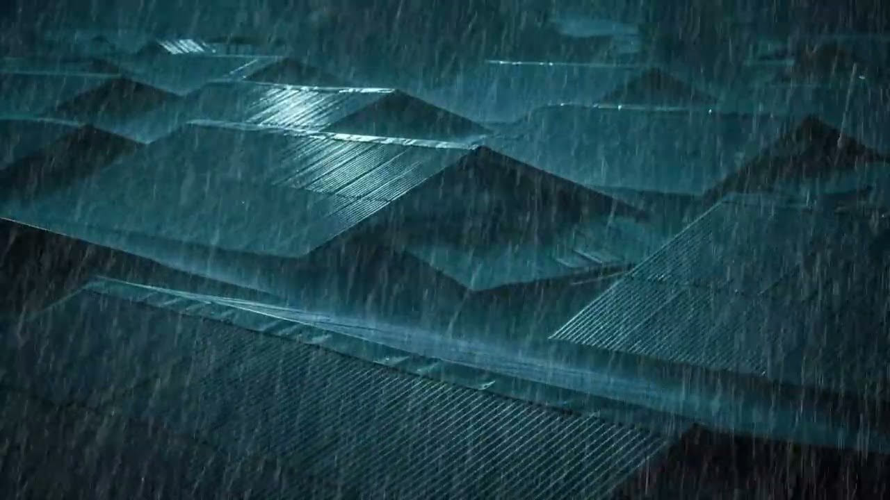 No Ads Rain Sounds for Sleeping - ASMR Loud Rain On Tin Roof to Calm Anxiety & Sleep