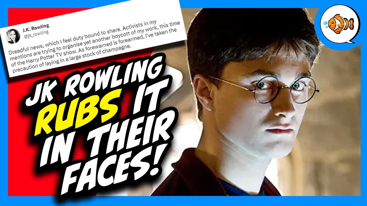 JK Rowling TROLLS Activists Over Harry Potter TV Series WIN!