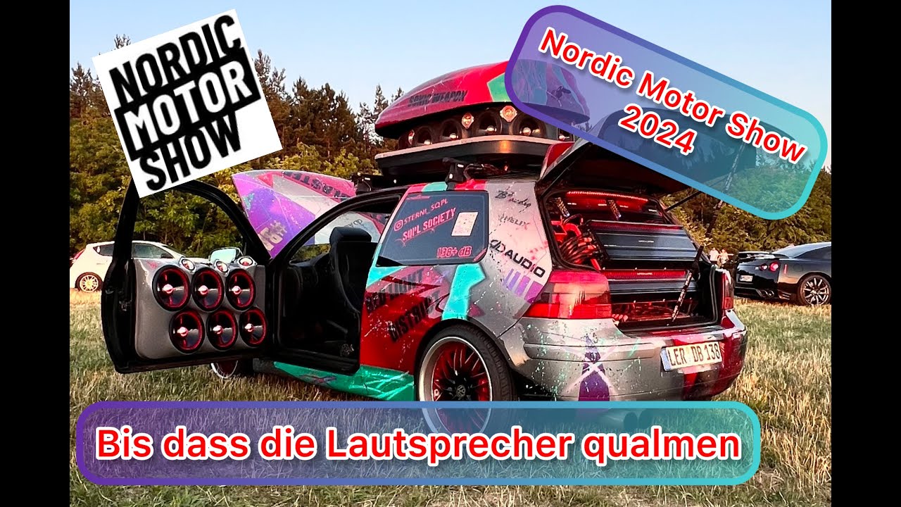 Nordic Motor Show 2024; 2 Tage Vollgas und qualmende Lautsprecher; Show&Shine Tuningmesse