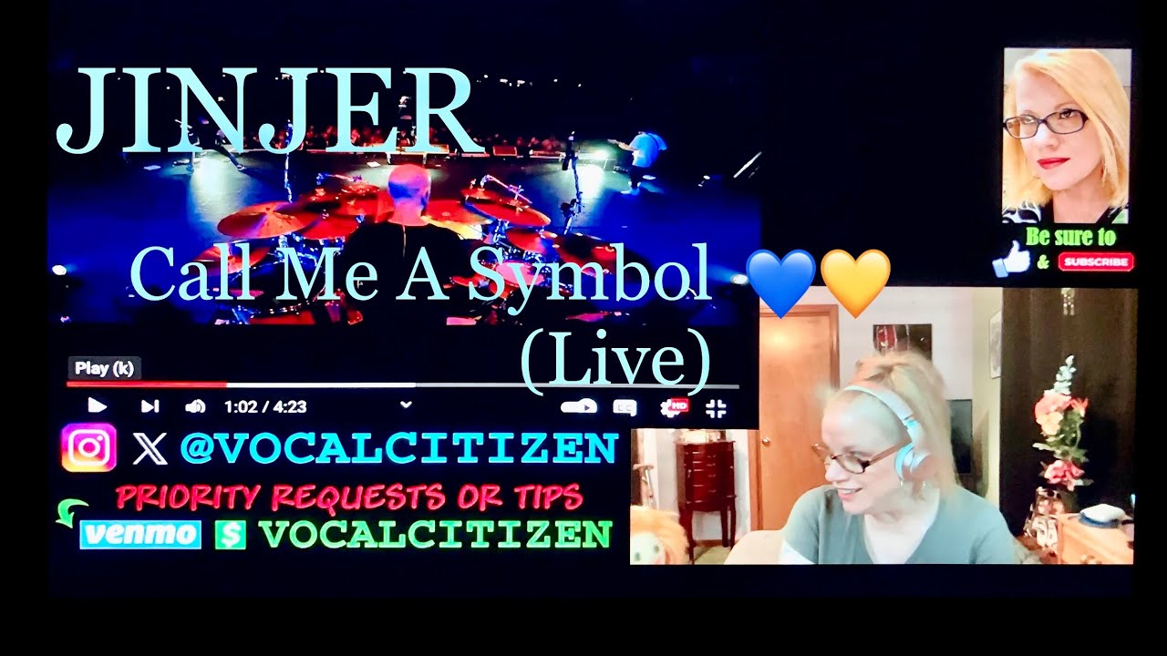 Jinjer - "Call Me A Symbol" 💙💛  (live) REACTION