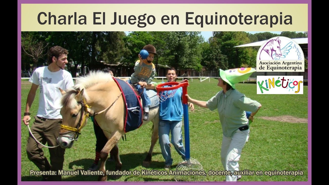 Charla El Juego en Equinoterapia   AADE