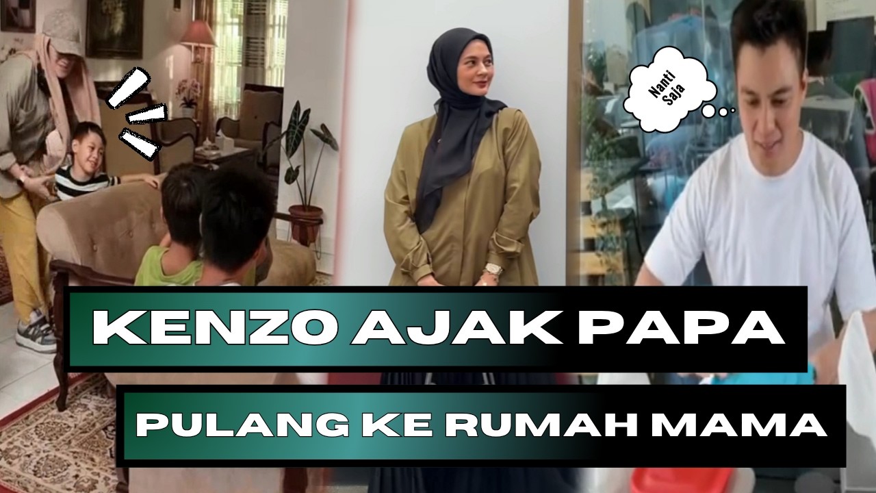 KENZO TERIAK MINTA PULANG, AJAK PAPA BAIM KE RUMAH MAMA PAULA DI DEPAN BANYAK ORANG...