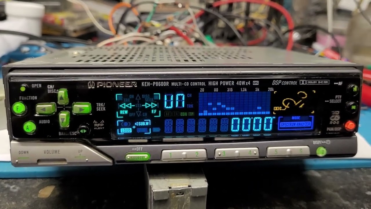 Pioneer KEH-P8600R face restored to new