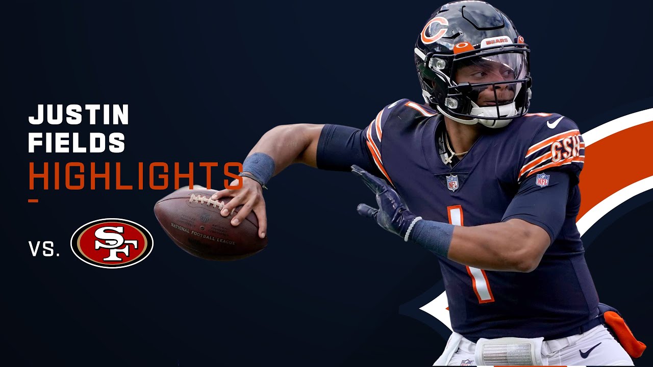 Justin Fields' Best Plays From Week 8 vs. 49ers | NFL 2021 Highlights