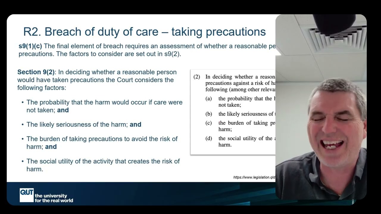 Module 8.1:Breach of Duty Explained (Civil Liability Act s 9)