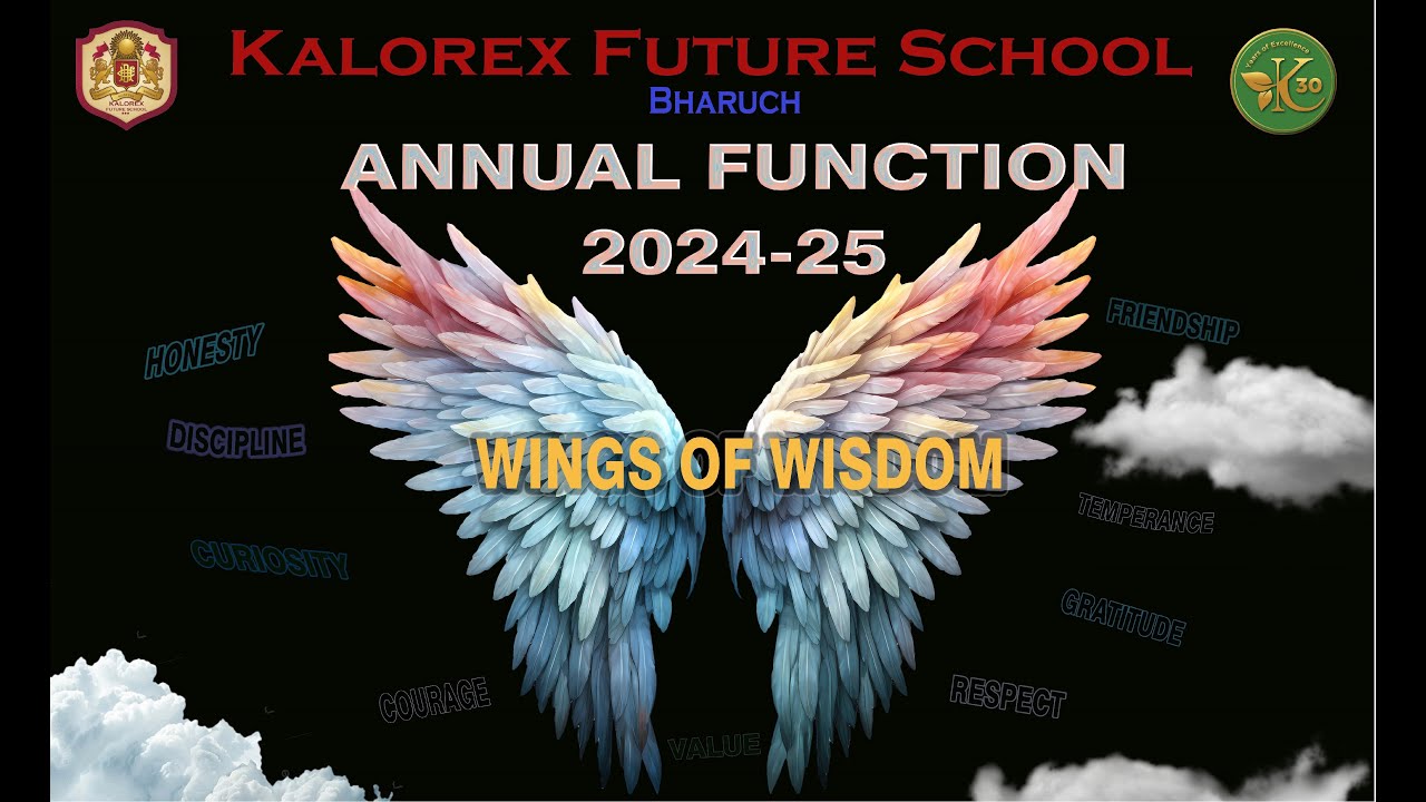 KALOREX FUTURE SCHOOL BHARUCH Annual function 2024-25 || WINGS OF WISDOM ||