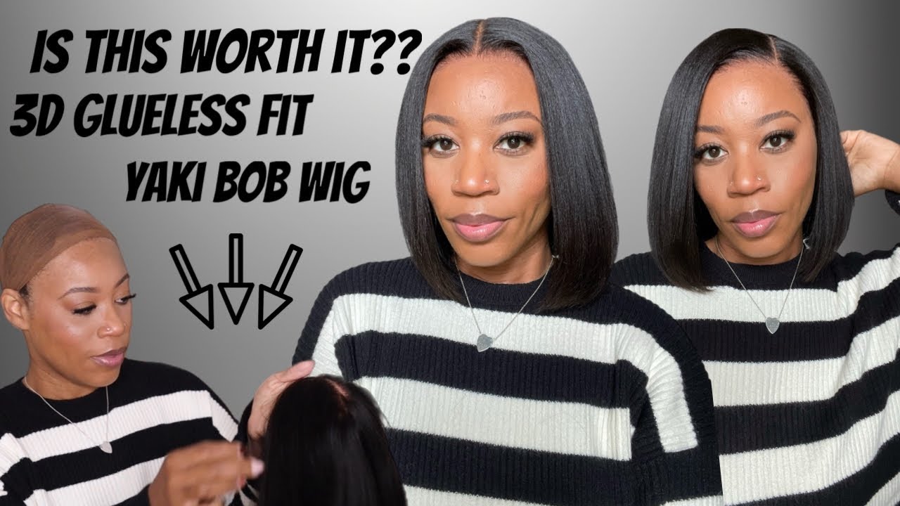 FLOP OR BUY? 👀 | Are PRE-CUT Wigs Worth It | READY to Wear Yaki Bob | FT. MYFIRSTWIG