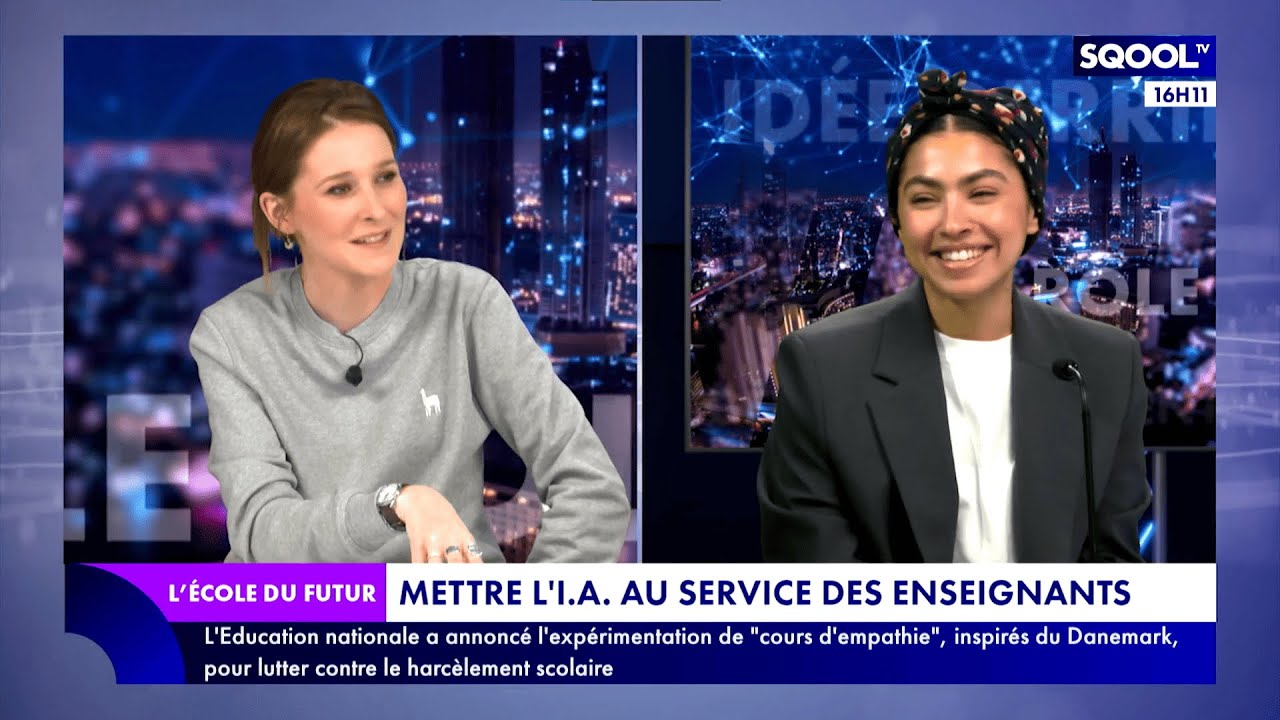 L'École du futur (19/12/2023) - Mettre l'intelligence artificielle au service des enseignants