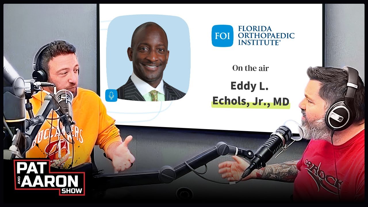 The Pat and Aaron Show Injury Report 1/16/2025 with Dr. Echols | Florida Orthopaedic Institute