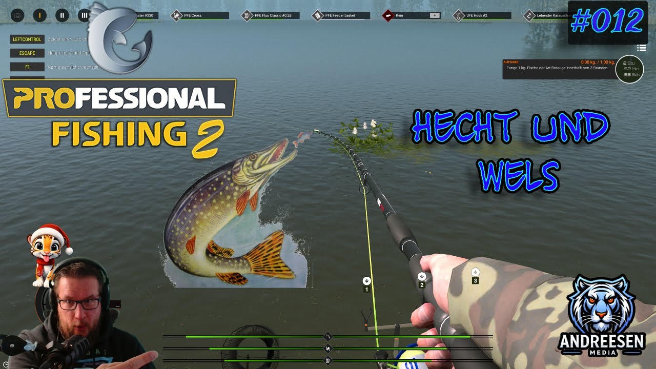 Zielfisch Hecht und Welse | Professional Fishing 2
