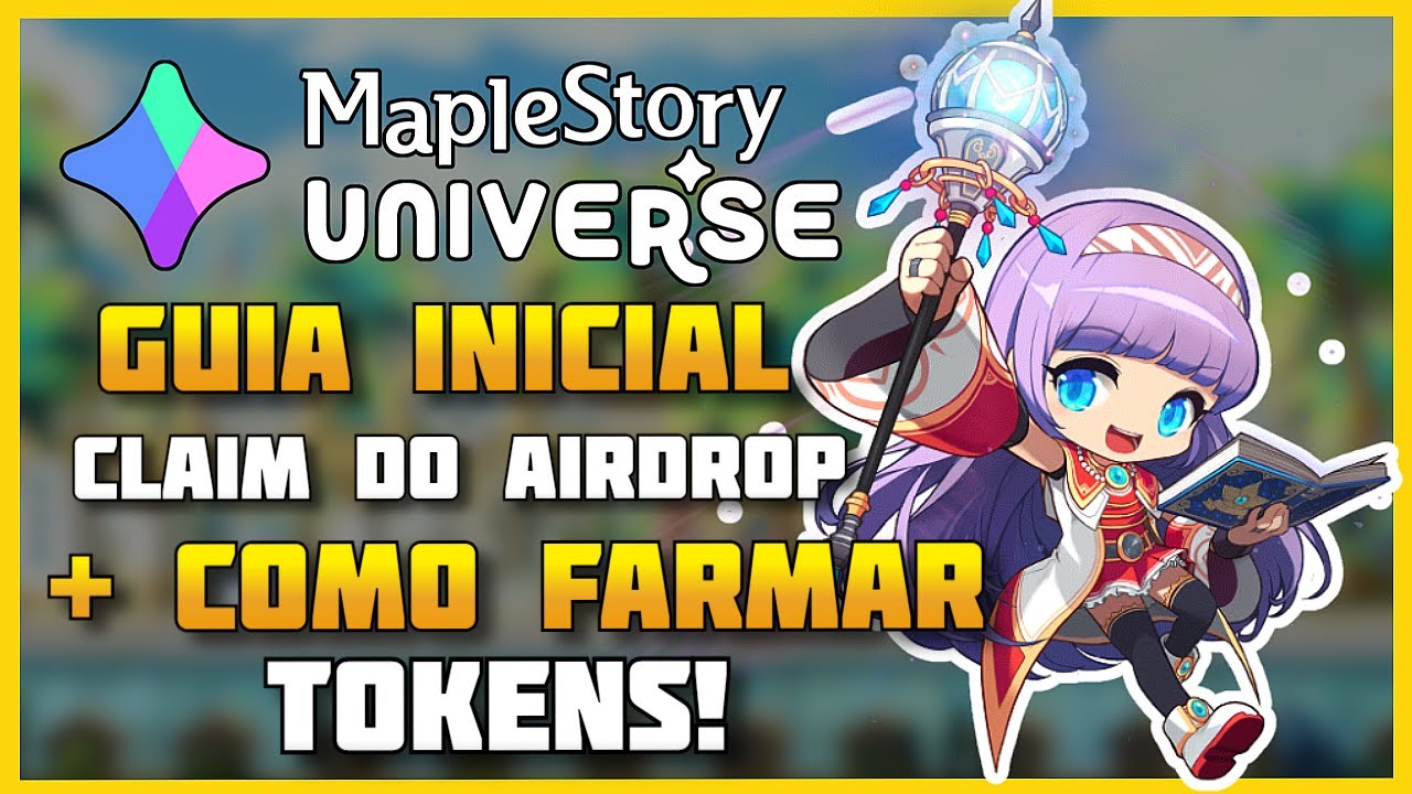 MapleStory Universe - Jogo NFT Guia para Iniciantes Conta do Zero + Claim Airdrop + Personagem