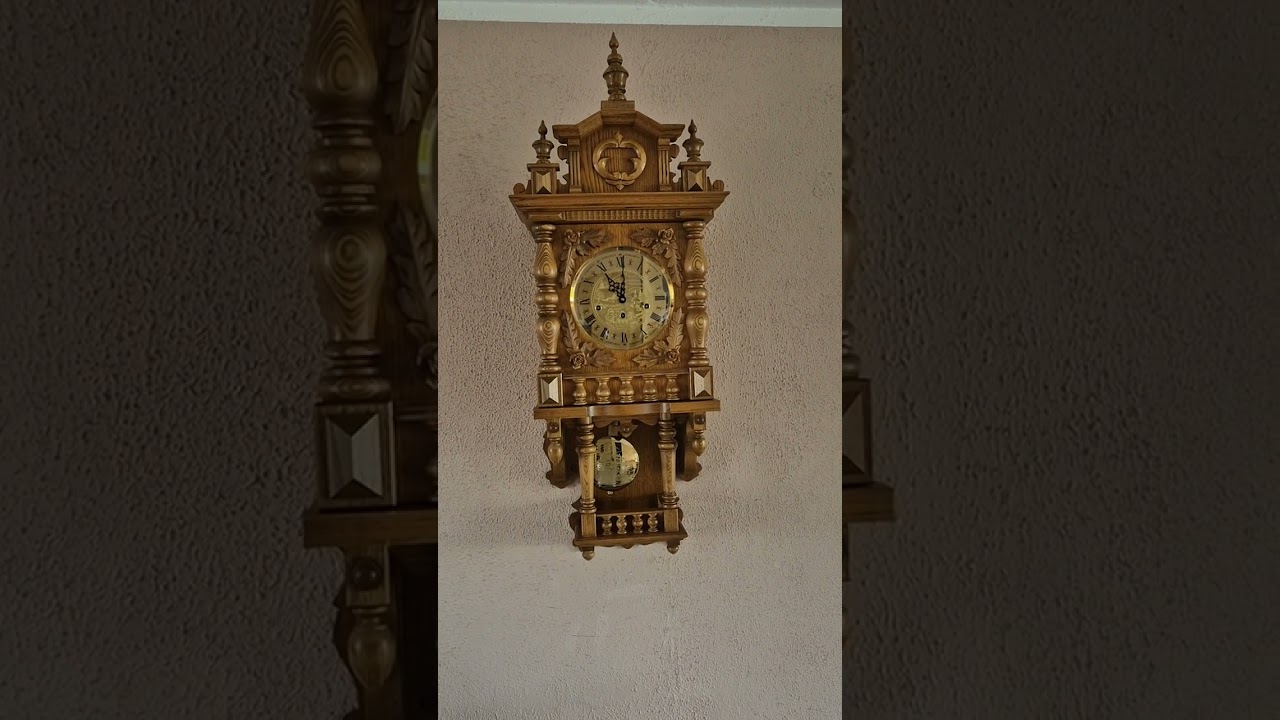 German Hermle triple chime -Westminster,St. Michael, Whittington clock #hermle #westminster