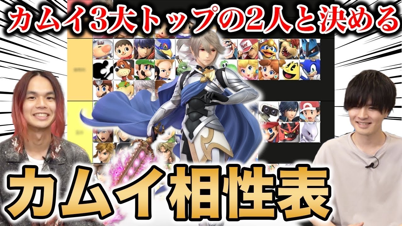 【スマブラSP】日本カムイの2TOPと相性表作成！【スマブラ スイッチ】