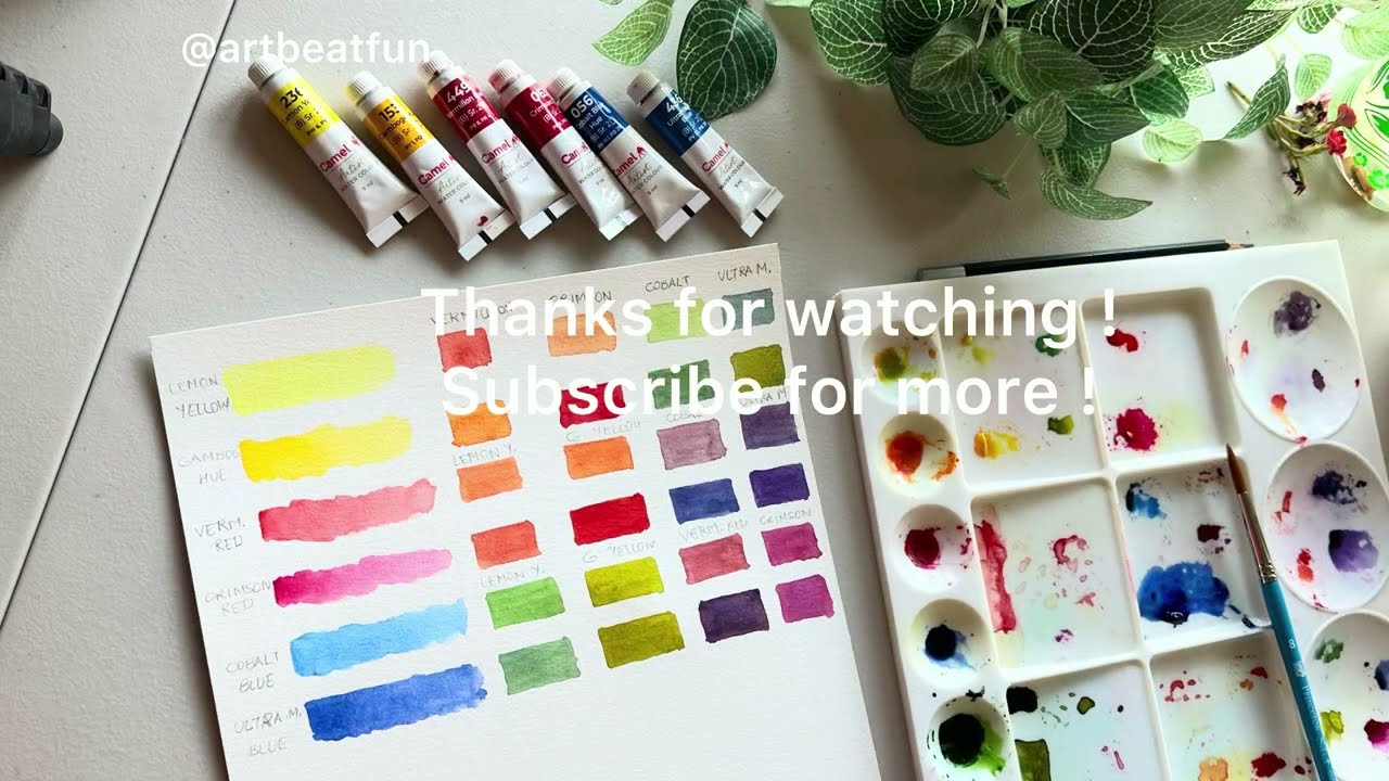 Easy watercolor exercise 