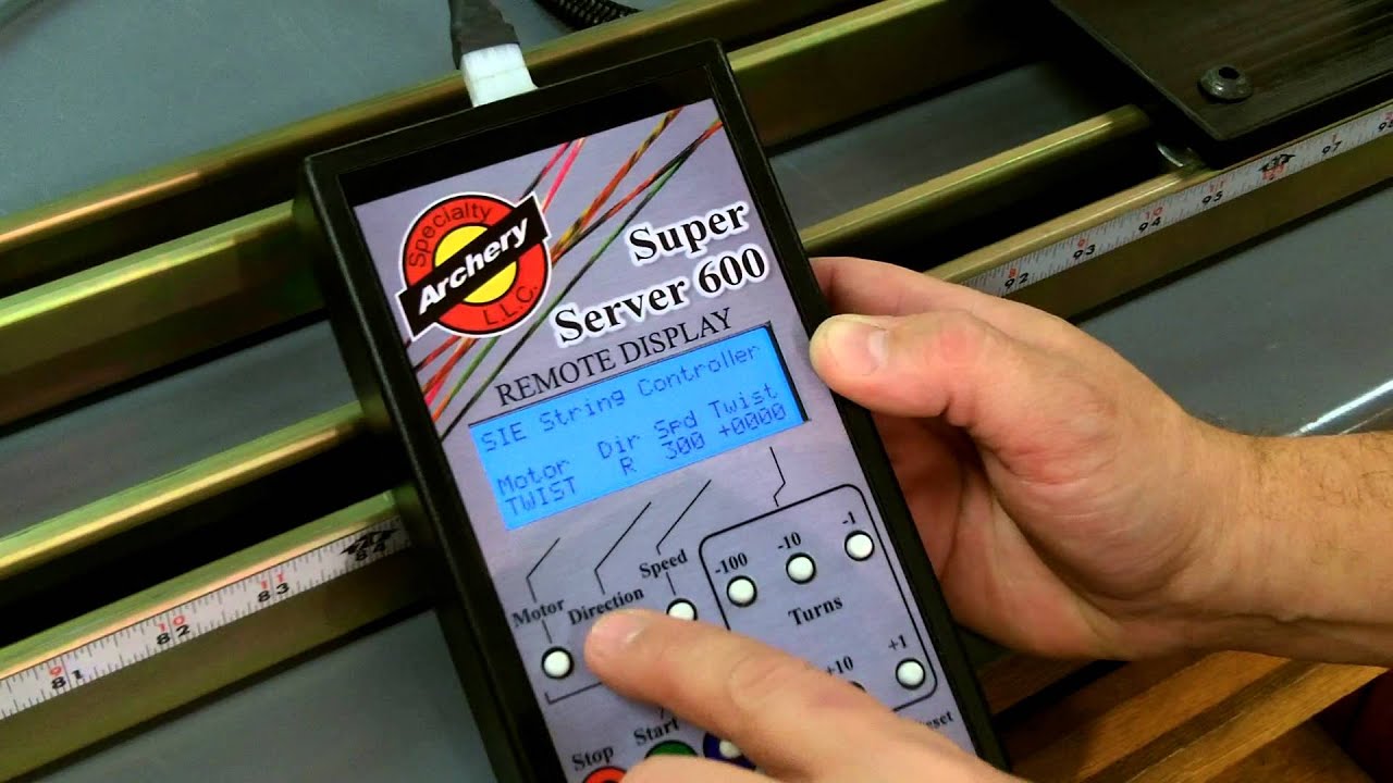Specialty Archery Product Video - Operation of the Super Server 600