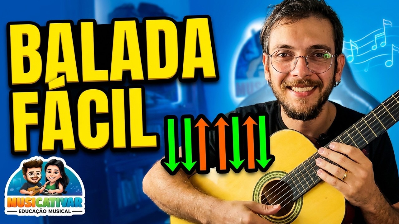 Violão em 2 Minutos – Ritmo de Balada (Simples e Direto)