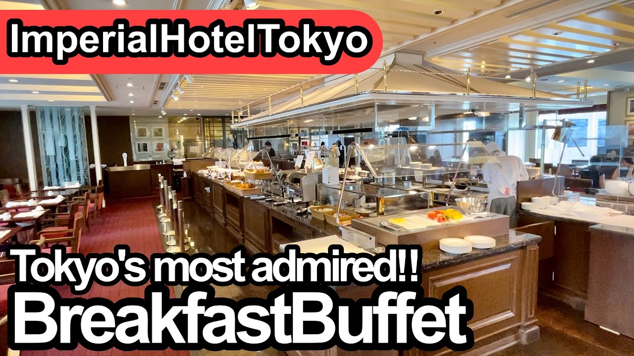 The Breakfast buffet at the Imperial Hotel in Tokyo is the most admired Breakfast buffet in Japan
