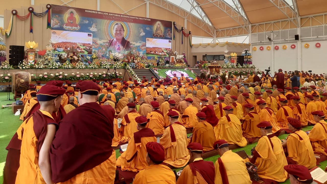 White Gumba, Hundred million Amitabha Buddha Mantra Recitation #buddha #mantra