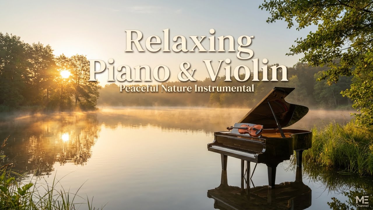 Still Waters & Soft Strings – Relaxing Piano and Violin in Peaceful Nature