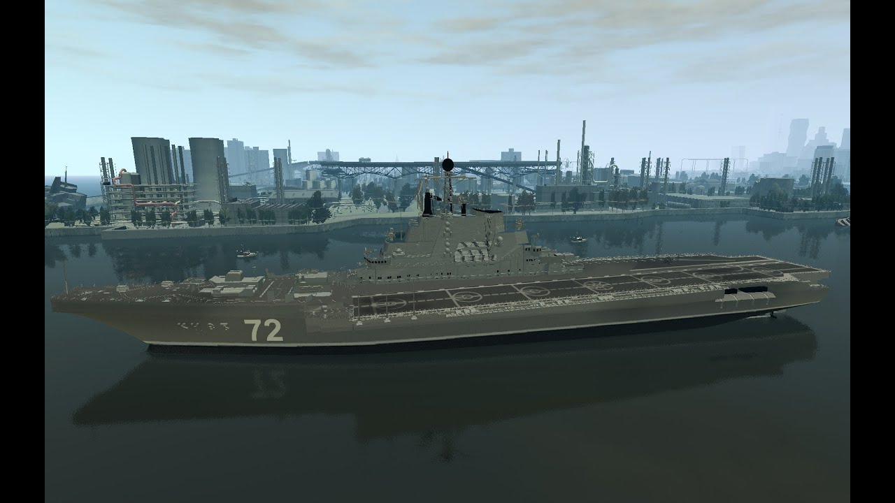 Grand Theft Auto IV - Aircraft Carrier (MOD) HD