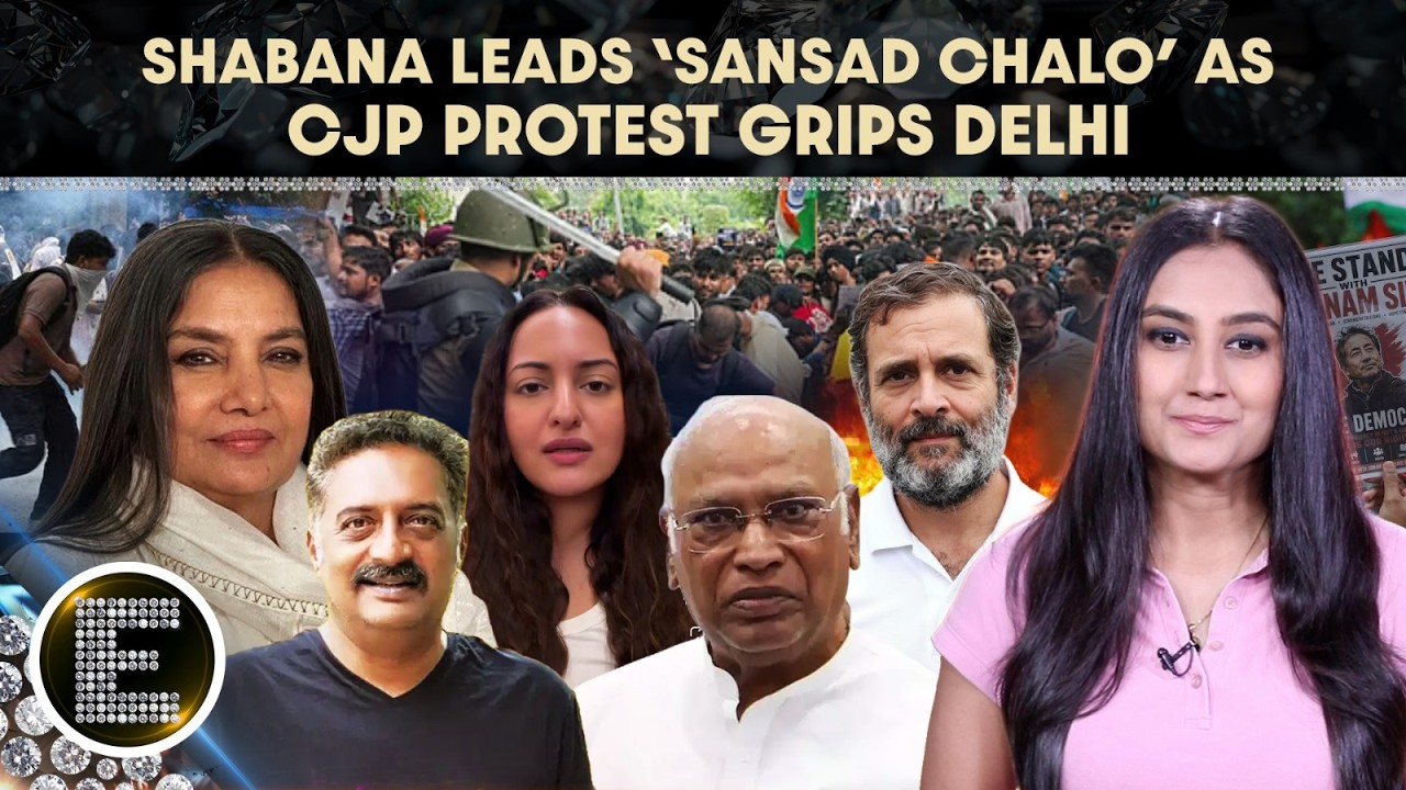 Shabana Azmi & Prakash Lead Celebrity Support As 'Sansad Chalo' Protest Escalates