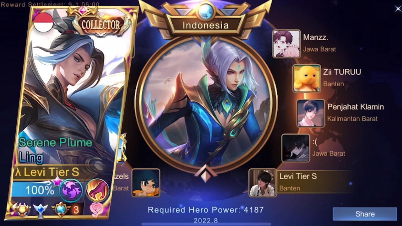 DETIK-DETIK LEVIMLBB MASUK SUPREME 10 INDONESIA LING !!!