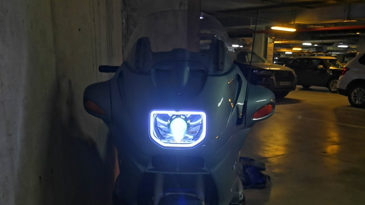 R1100RT. Установка линзованного ксенона.