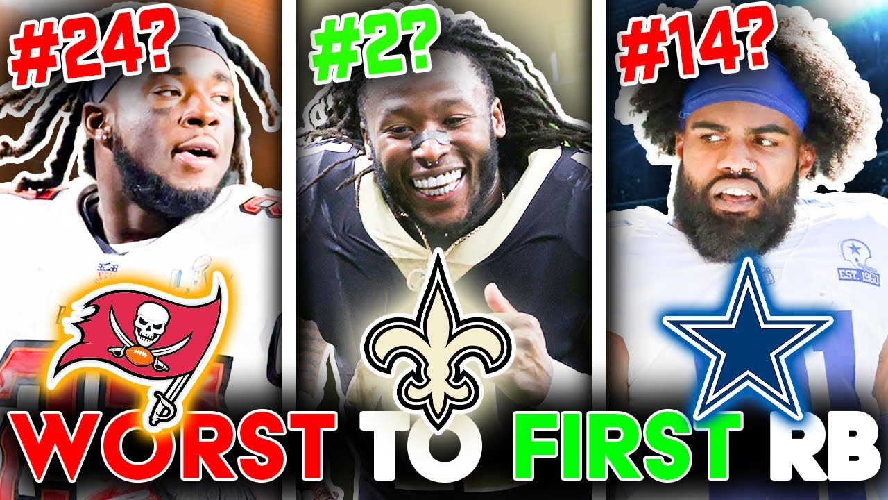 Ranking All 32 NFL Teams' No. 1 Running Back for 2021 from WORST to FIRST