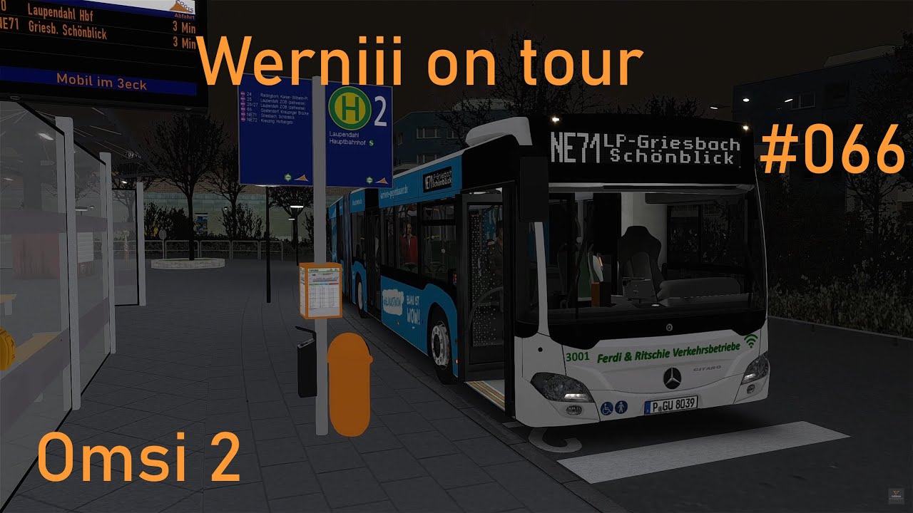 Omsi 2 Werniii on tour | #066 | Mercedes Benz Citaro C2G Euro 5 | Städtedreieck21 | NE71