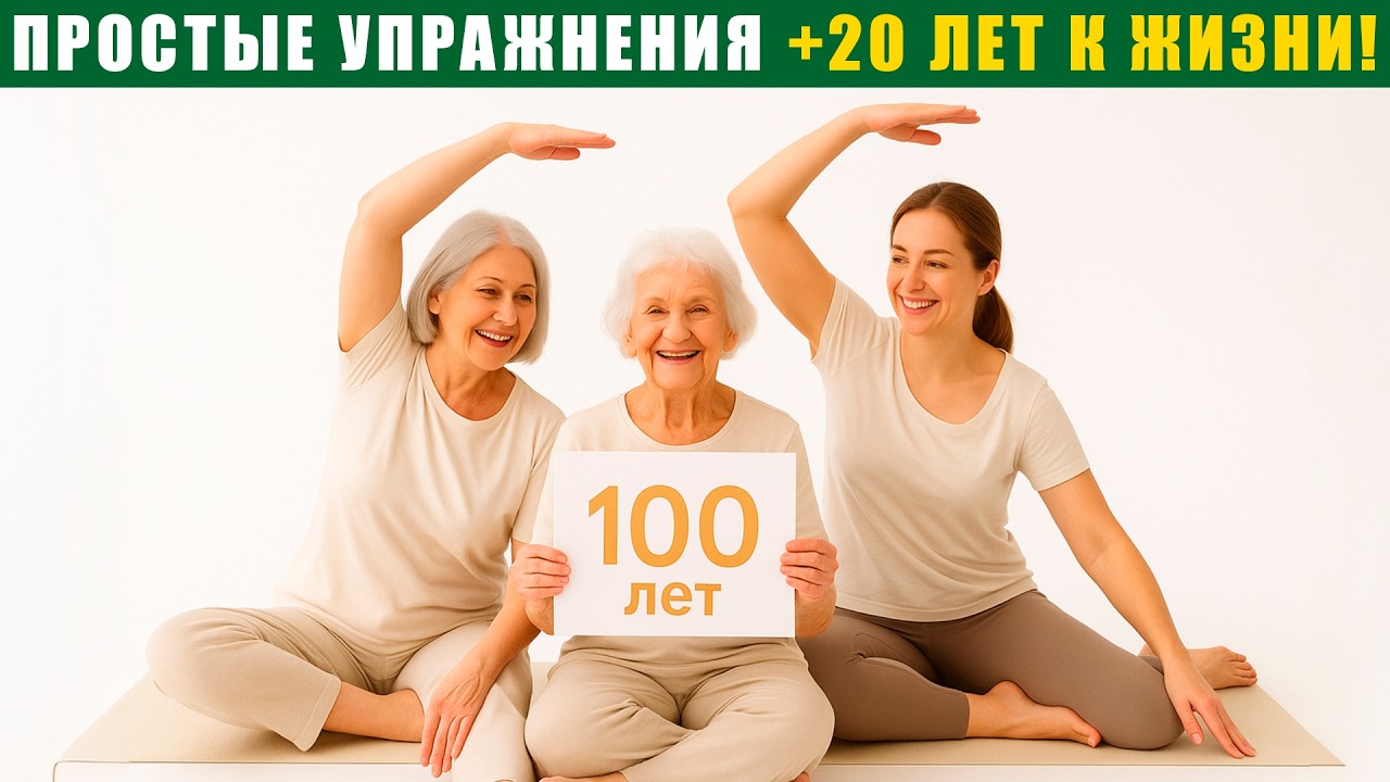 КЛЮЧ К ДОЛГОЛЕТИЮ! | Простые упражнения, которые ПРОДЛЯТ ЖИЗНЬ!