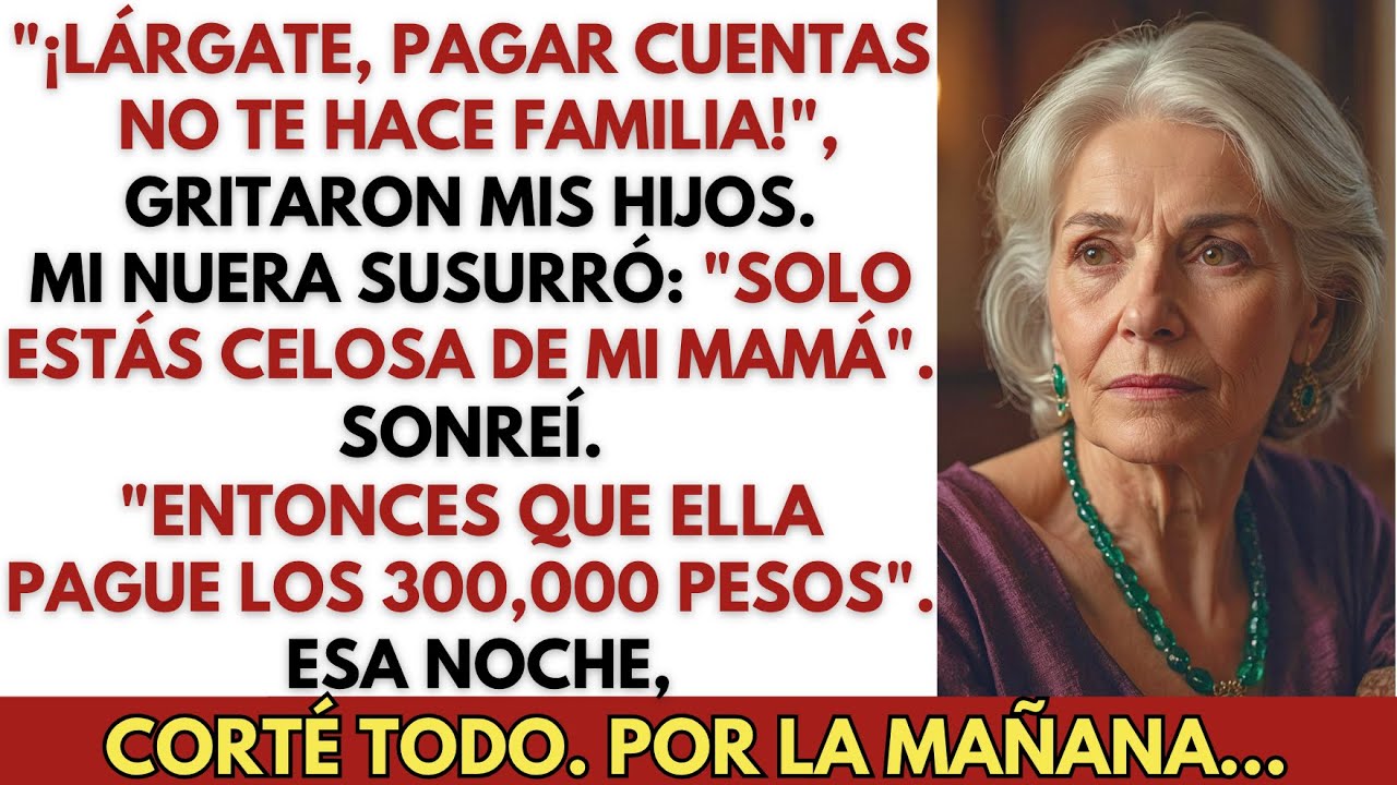 En la reunión familiar, mis hijos me rechazaron... Así que los rechacé de vuelta.