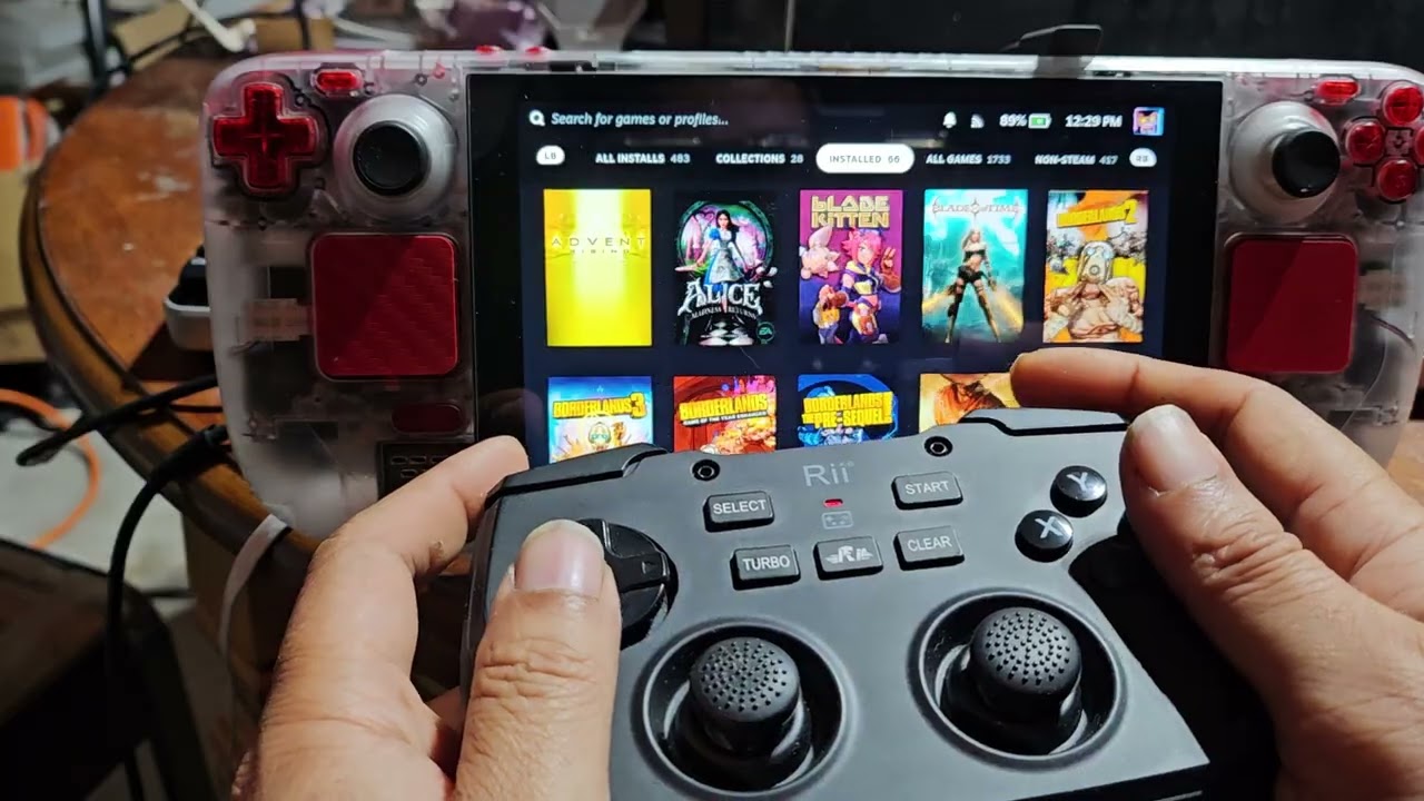 One of the best Keyboard Controller combos for Steam Deck 2.4ghz/BT