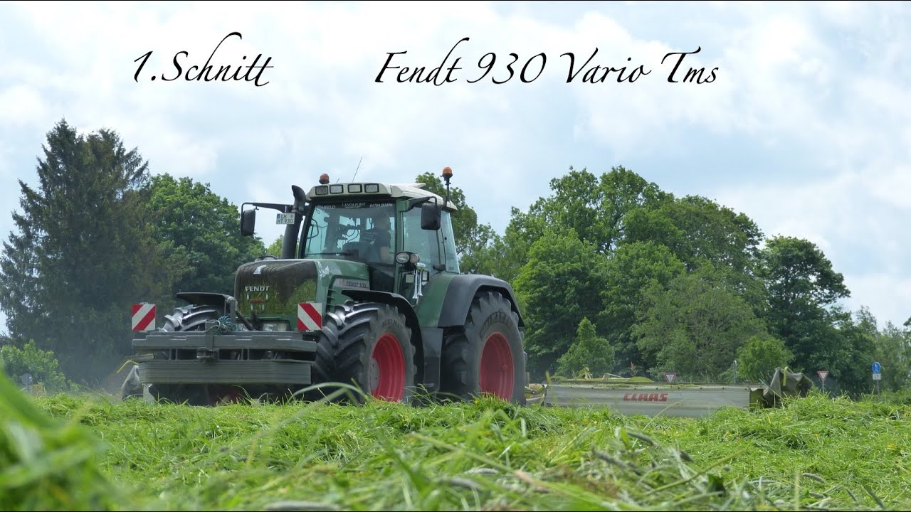 (1Schnitt 2022) Mähen mit Fendt 930 Vario Tms | 4K