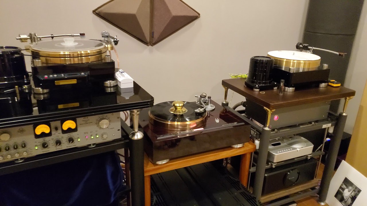 Micro Seiki BL-111 Gun Metal Platter, Power Amplifier Gryphon Mephisto Stereo