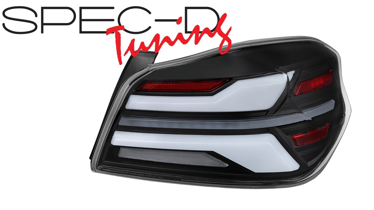 SPECDTUNING DEMO VIDEO: 2015-2021 Subaru WRX / STI Full LED Tail Lights