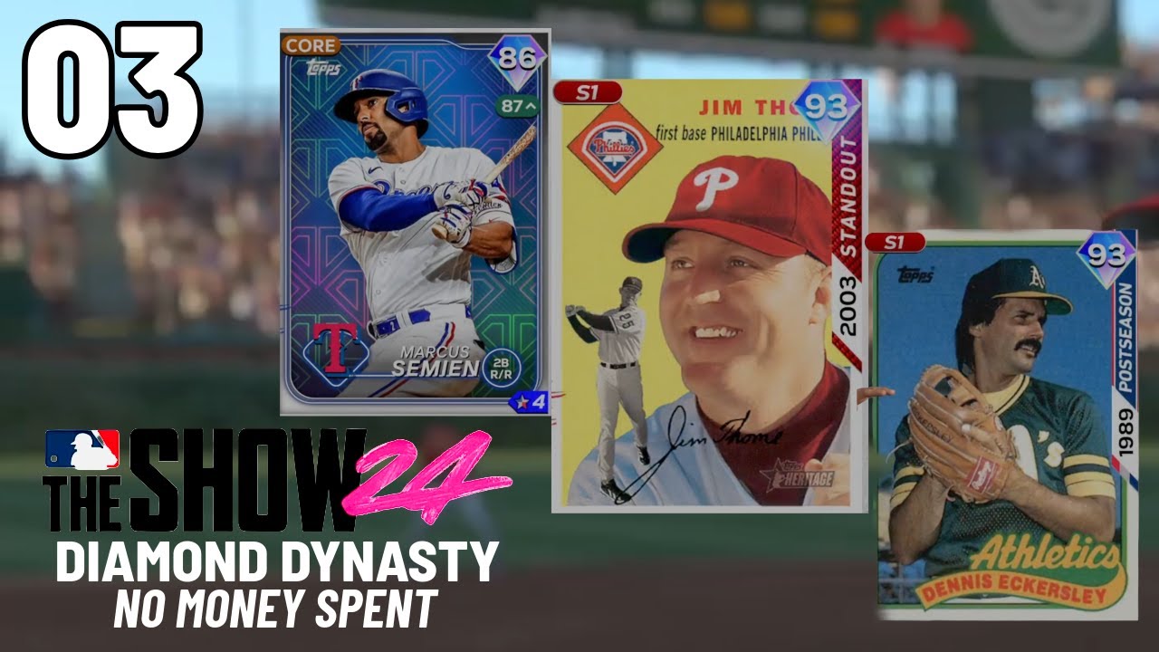MLB THE SHOW 24 Diamond Dynasty - No Money Spent | Events Online & Mini Season Championship! EP.3