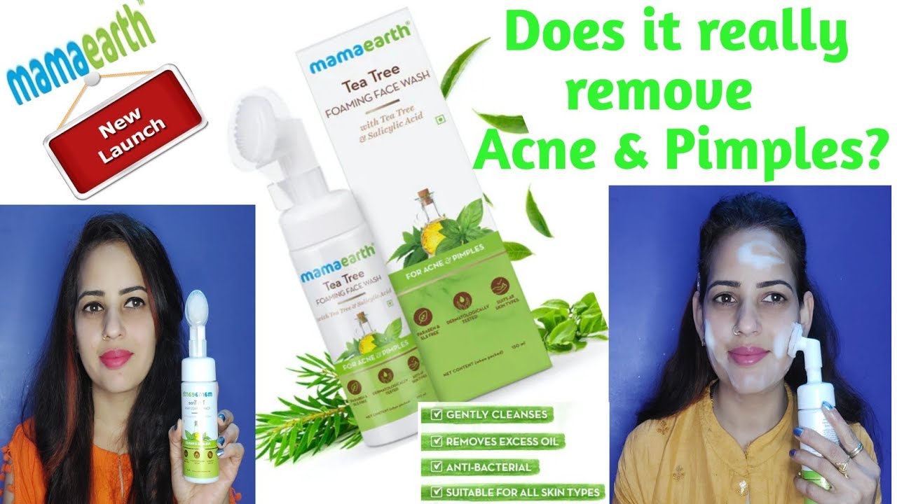 New Mamaearth Tea Tree Foaming Face Wash With Tea Tree & Salicylic Acid For Acne & Pimples||
