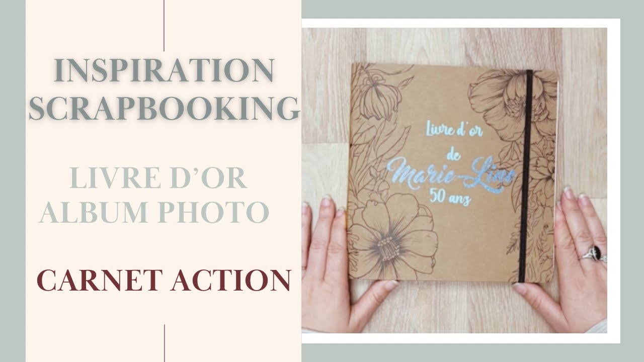 livre d'or/ Album Photo avec le Carnet d’Art Journal d’ACTION