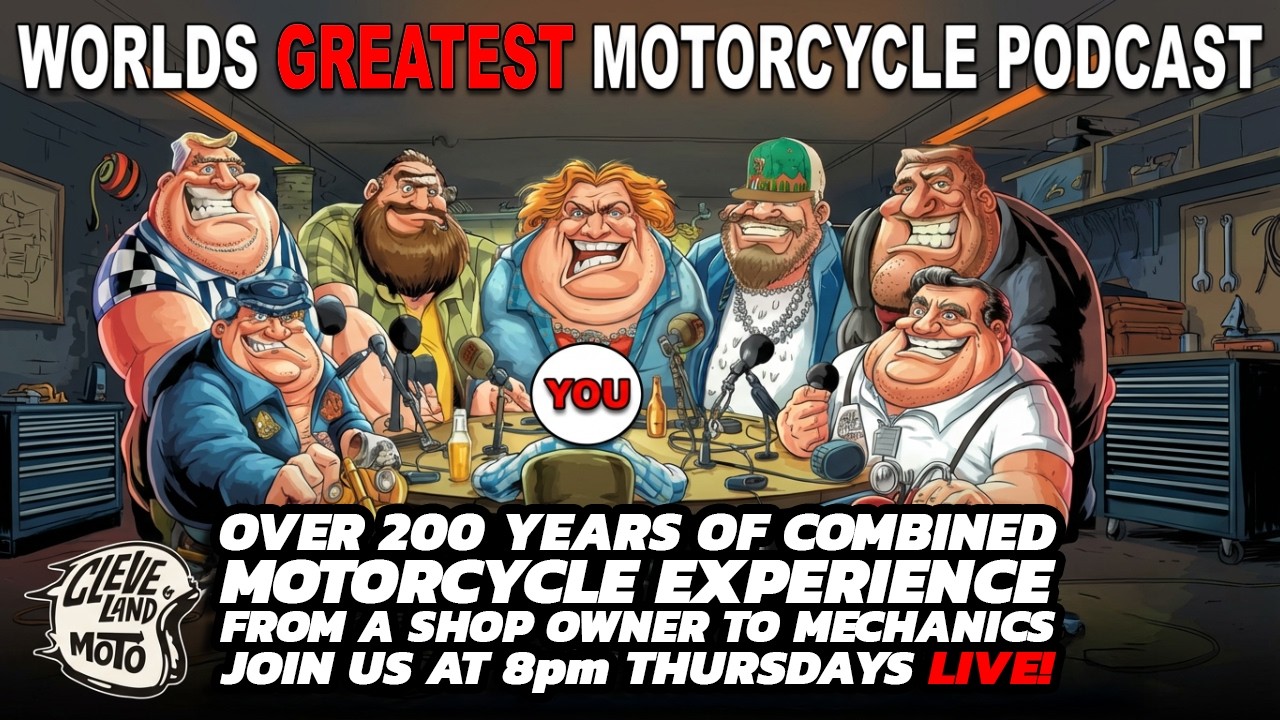 ClevelandMoto Podcast Live! #528 Bajaj owns everything now.