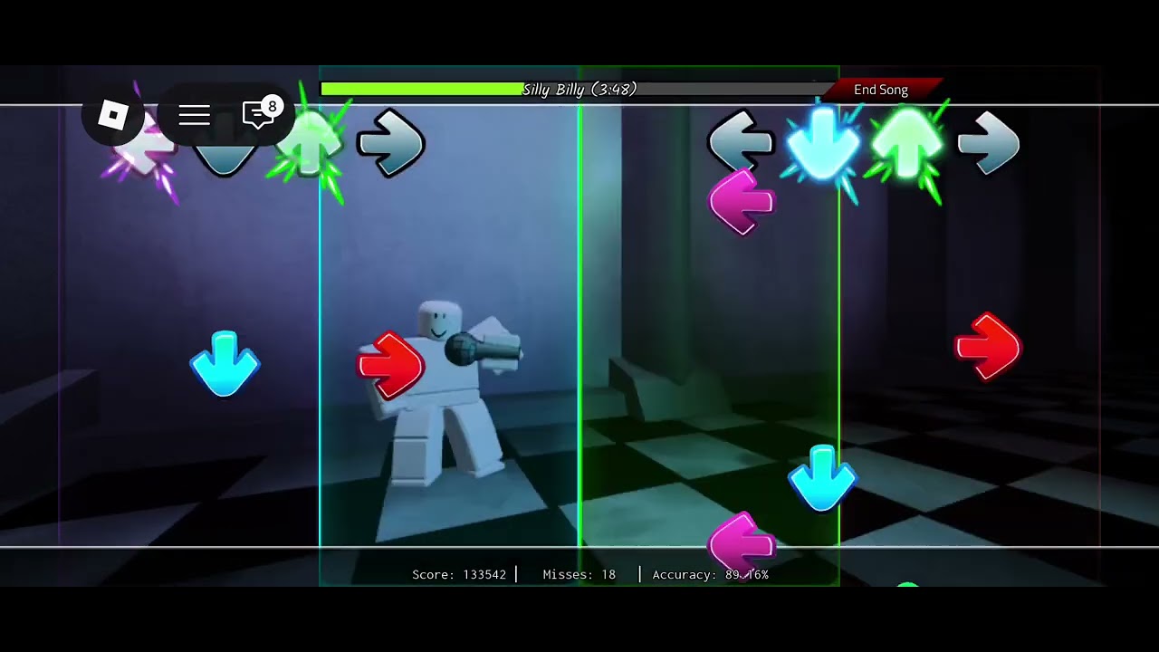 Playing Roblox fnf