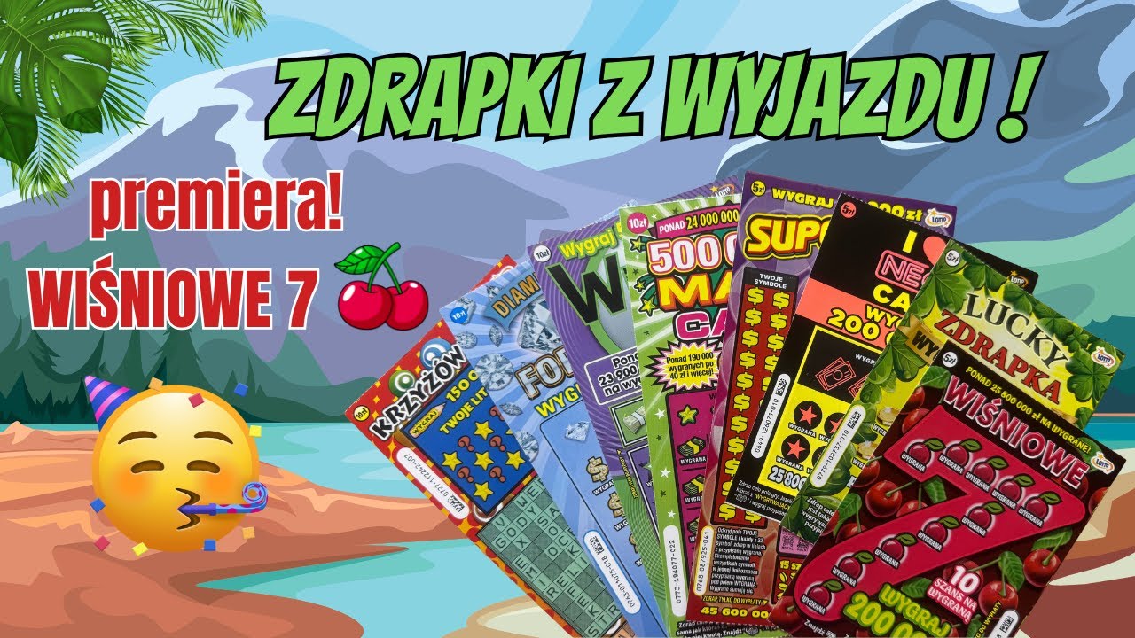 ZDRAPKI LOTTO🍀URLOPOWE ZDRAPKI Z WYGRANYMI !🥳🍒🌴💸 #zdrapki #lotto #scratchcards #wygrana #lottery