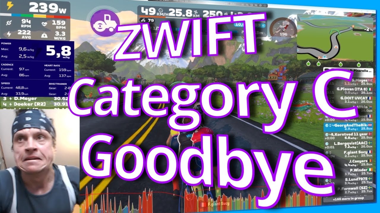 ZWIFT Racing - My Goodbye Category C Race