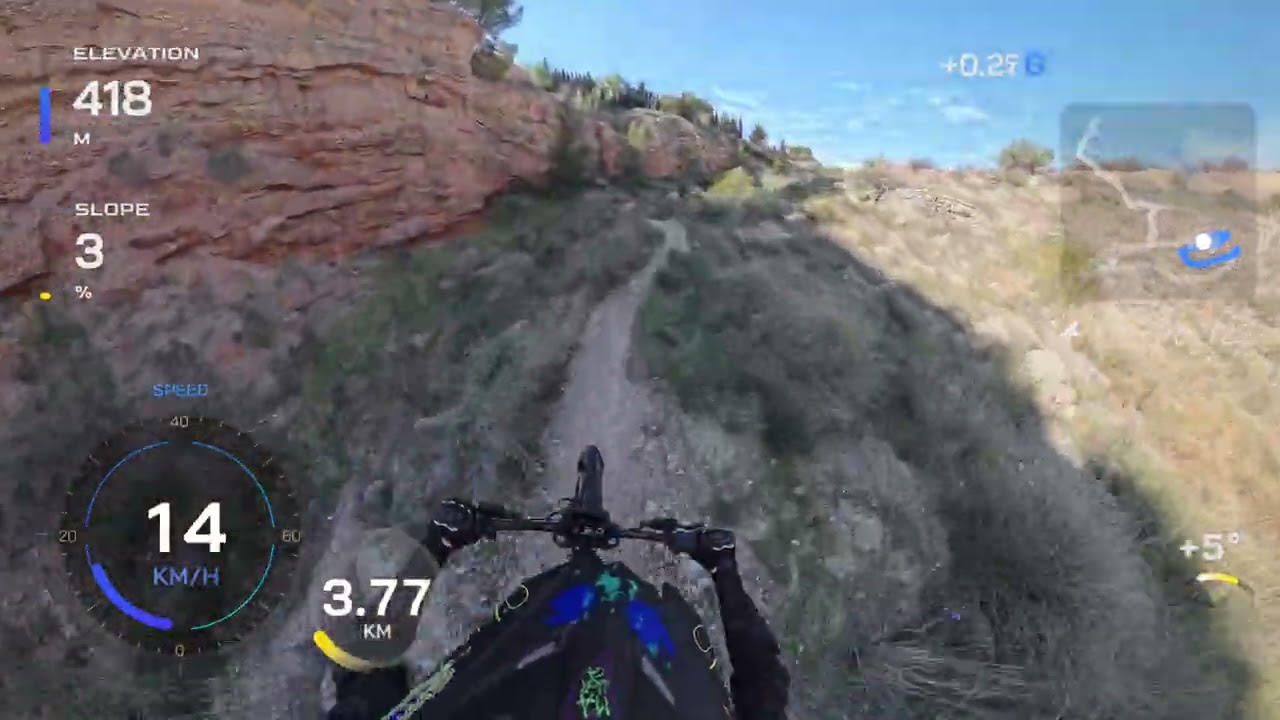 Epic ride into the mountains of Monovar in Spain (Arctic Leopard)