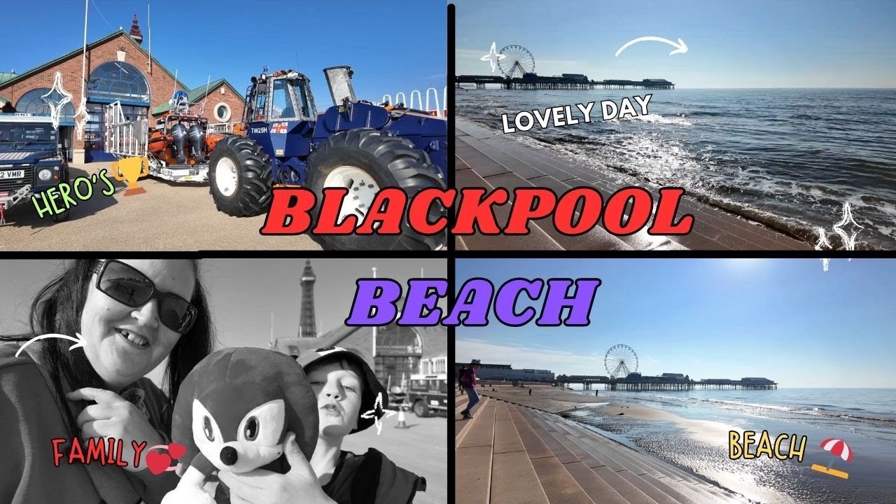 Blackpool Beach Beautiful day!