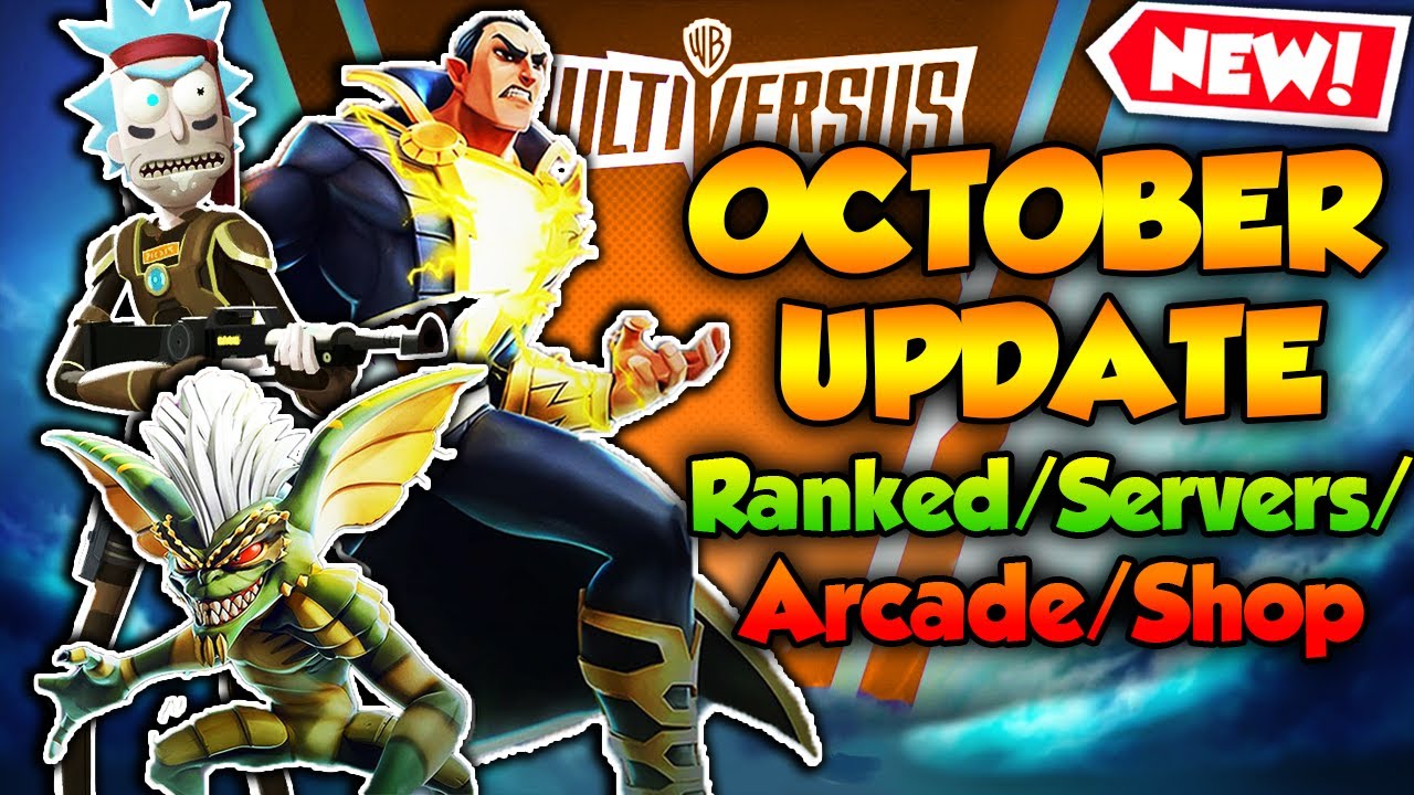 BIG MultiVersus Update & News (Ranked, Server Fixes, Shop, Arcade)