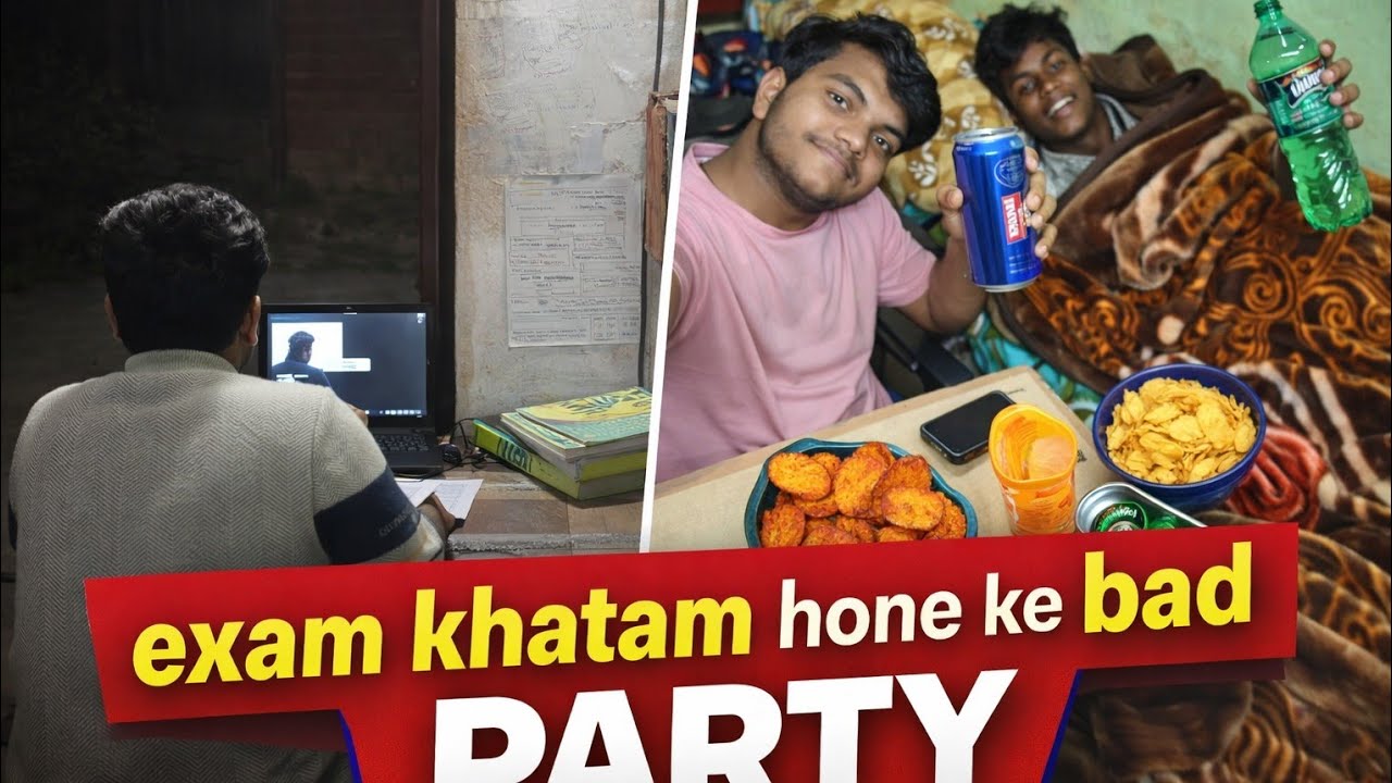Exam Khatam Hone Ki Khushi Me Party 🎉 | Full Masti Vlog