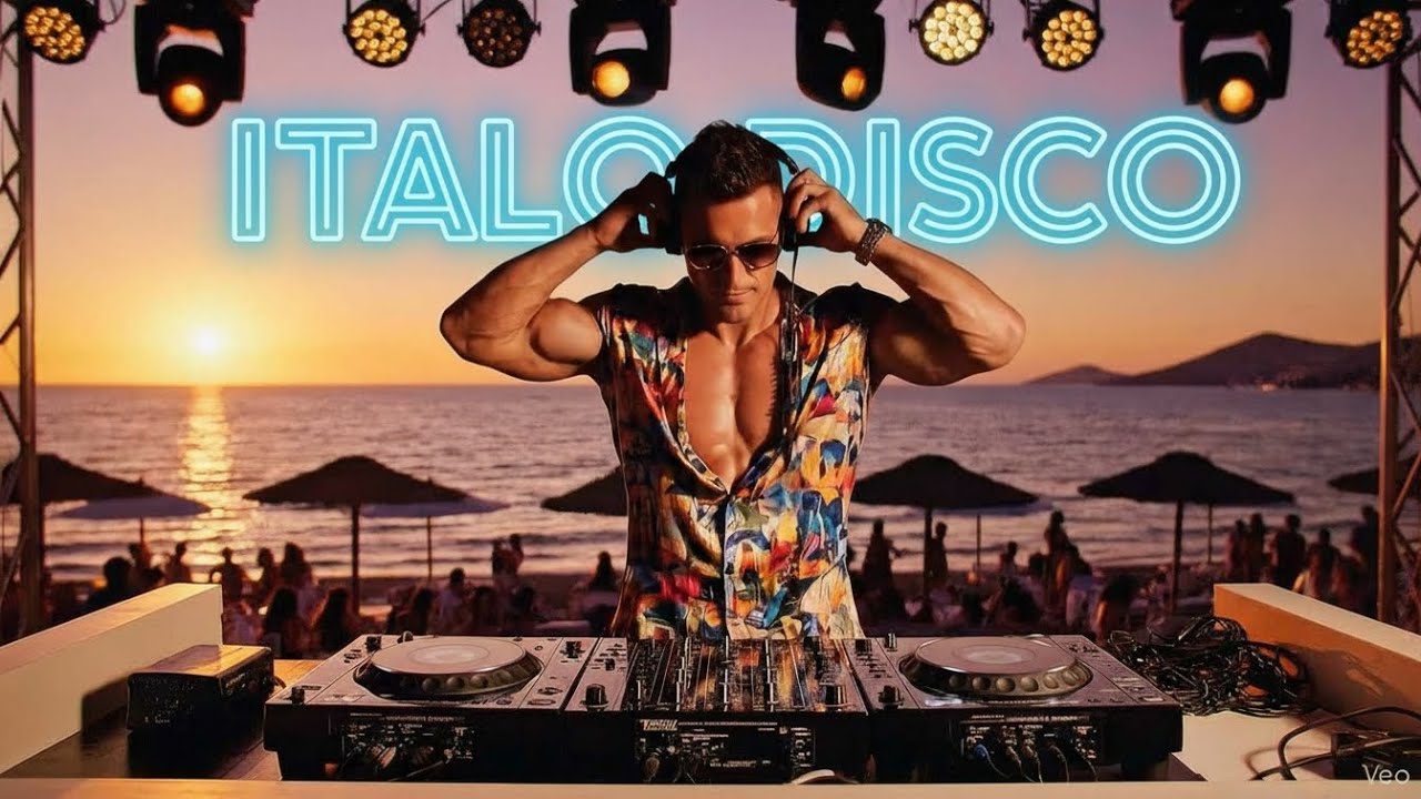🎶 Summer Italo Disco Party 🌴 Chill Retro DJ Mix for Sunset, Beach & Poolside